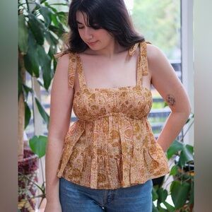 Ulla Johnson Syma Top in Meadow